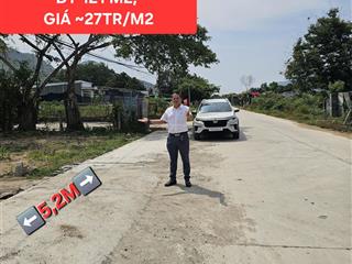 [rrrr]đất mặt tiền 5,2m, mặt đường thái khang rộng 12m, nam nha trang, khánh hòa.giá chỉ ~ 27 tr/m2