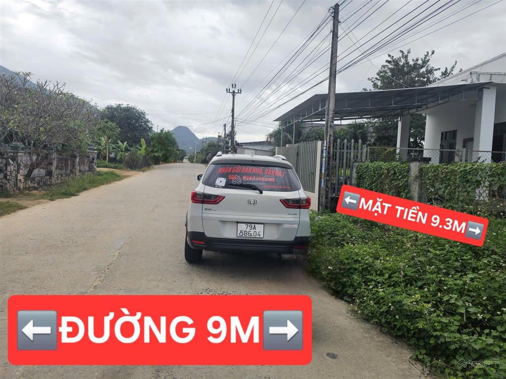 Hạ giá từ 8tr/m2 xuống còn 7.5tr/m2. bán đất mặt đường 9m, trung tâm suối tiên (cũ), diên khánh