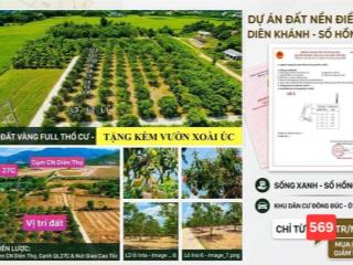 Diên thọ diên khánh  lô full thổ cư. vị trí tiềm năng, sổ hồng sẵn