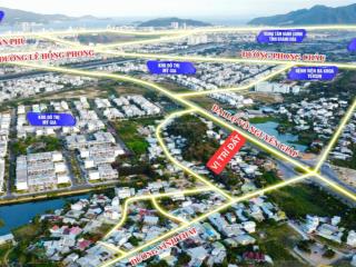 Bán đất 2 mặt tiền trước sau, mặt đường võ nguyên giáp (ngay kđt mỹ gia), vĩnh thái, nha trang