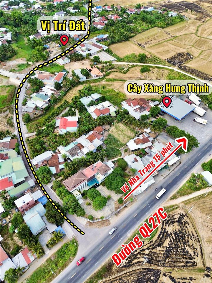 Bán đất đẹp, đầu tư, đường nhựa 10m quy hoạch 24m tại diên lạc, khánh hòa.