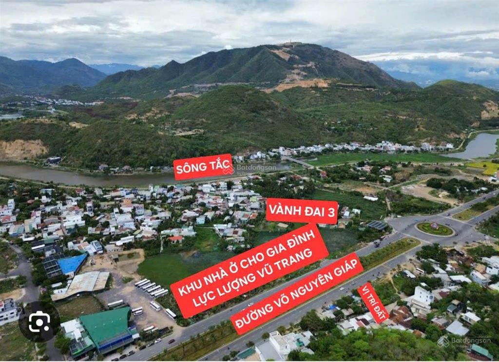Bán đất 2 mặt tiền trước sau, mặt đường võ nguyên giáp (ngay kđt mỹ gia), vĩnh thái, nha trang