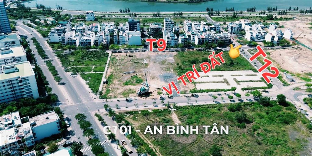 Đất lô góc mặt tiền, mặt đường t9 và t12, khu đô thị an bình tân, nha trang, khánh hòa