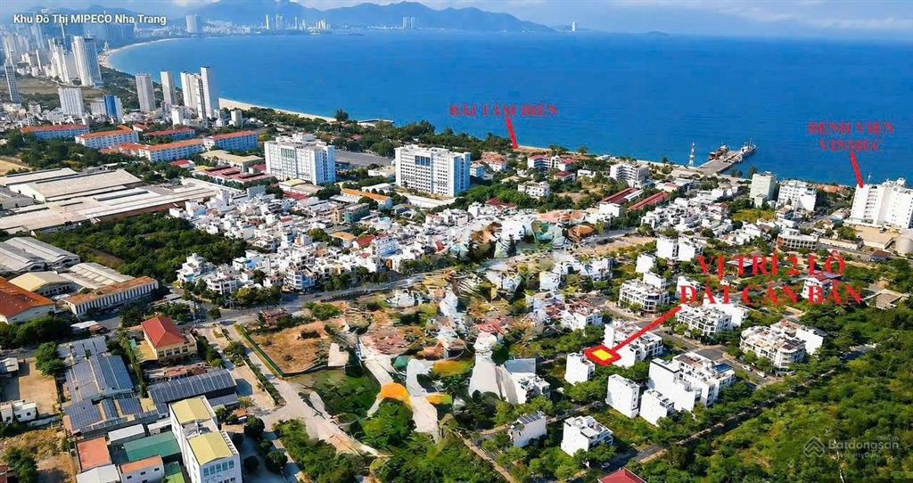 Bán đất mặt tiền, mặt đường gần biển, kđt mipeco, vĩnh nguyên, nha trang