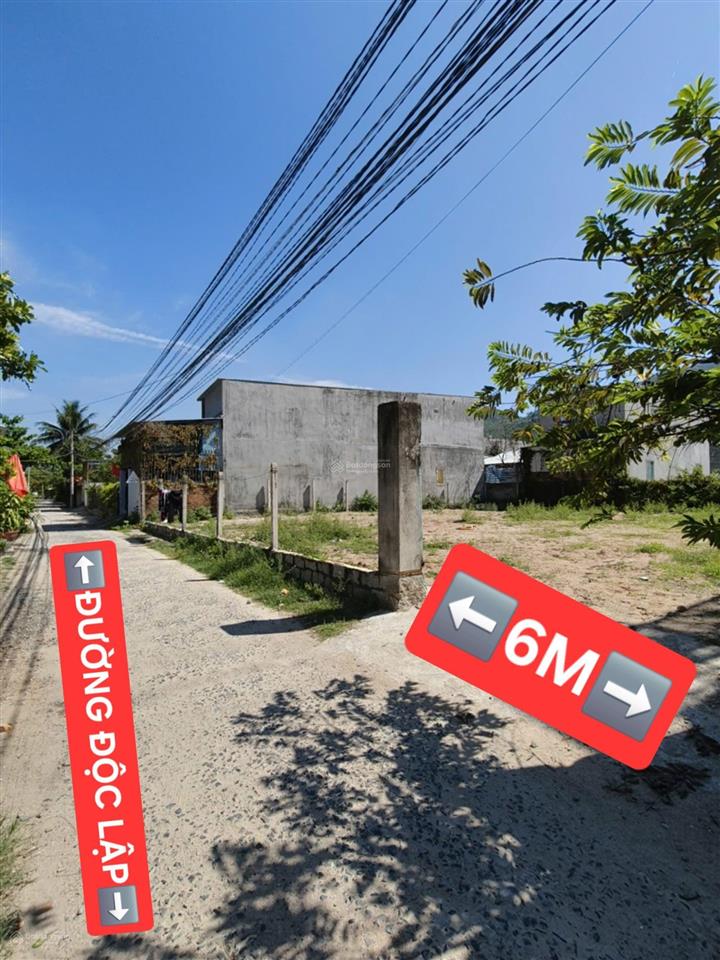 Bán đất mặt tiền 6m, đường độc lập, phước đồng (cũ), nam nha trang, khánh hòa.