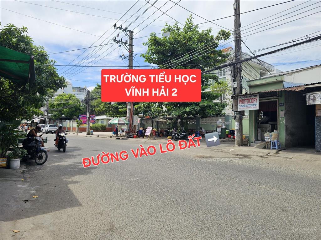 Bán đất ngay cạnh trường tiểu học vĩnh hải 2, nha trang, khánh hòa
