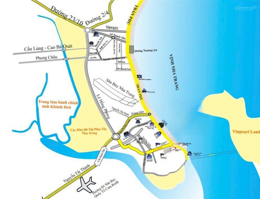 Bán nhà 2 tầng mặt tiền, mặt đường trần phú tặng nhà 2 tầng, nha trang, khánh hòa.