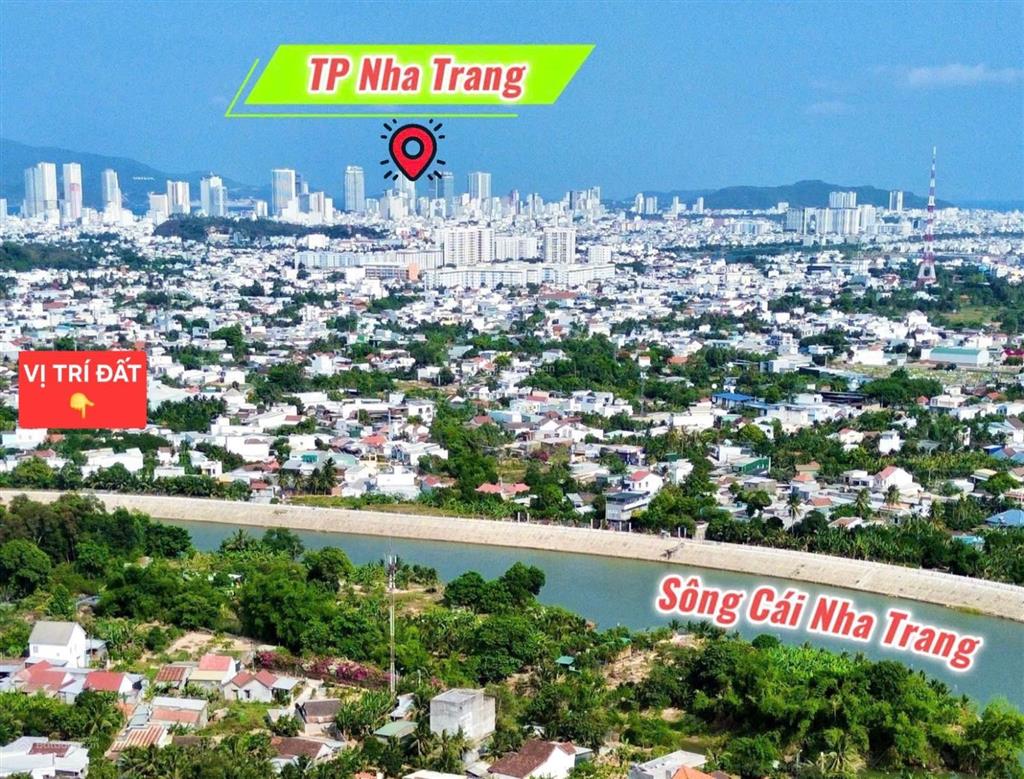 Hàng hiếm chỉ 1 tỷ 520tr, đất mặt đường rộng 43m, vĩnh ngọc, nha trang, khánh hòa.