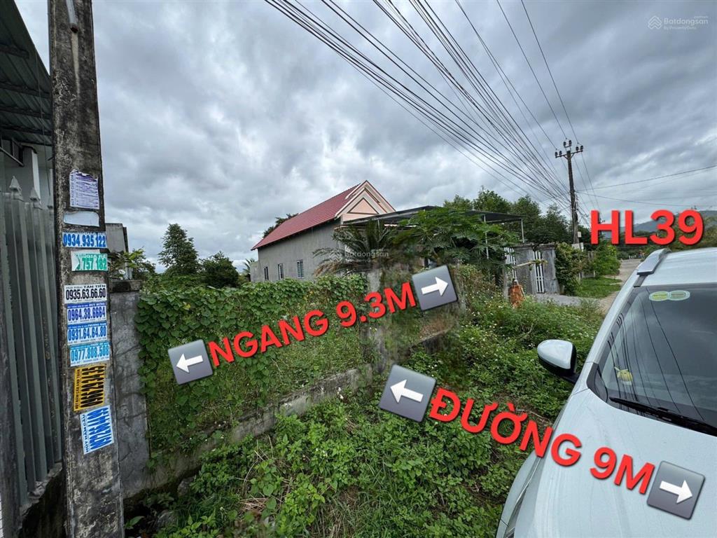 Bán đất mặt đường 9m, ngay hl39, trung tâm suối tiên, diên khánh (cũ), suối hiệp, khánh hòa.