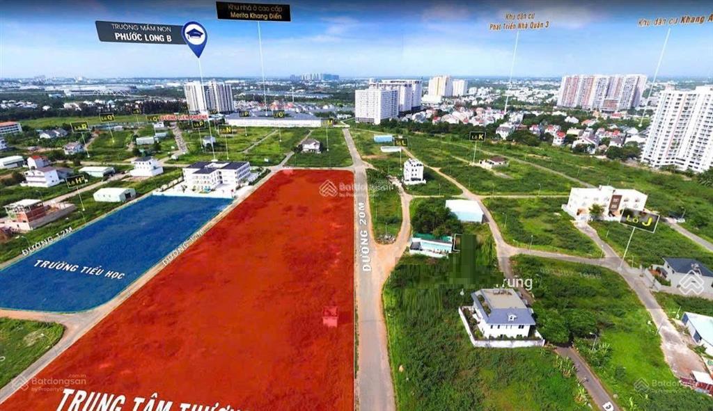 Bán lô đất mặt tiền sông công viên, trục đường chính 16m kdc phú nhuận, phước long b, quận 9.