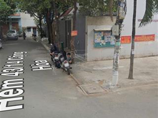 Chủ đang cần tiền nên bán gấp trước tết lô đất 2 mặt tiền k300, phường 04, tân bình