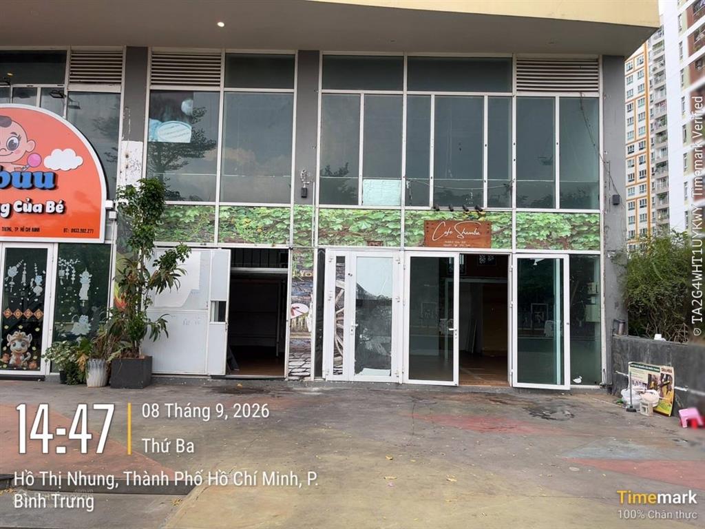 Cho thuê shophouse kris vue, phường bình trưng (quận 2 cũ)