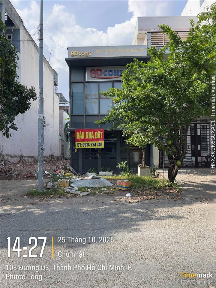 Bán lô đất mặt tiền đường d3, kdc nam long, quận 9, tp. hcm