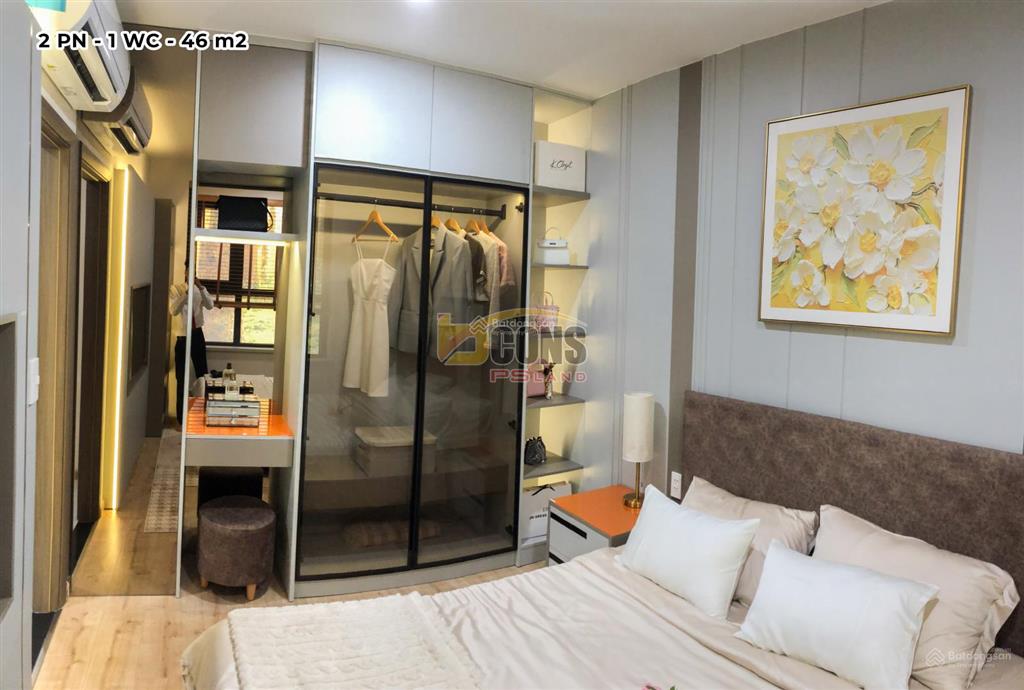Chính chủ bán giá gốc 2pn1wc bcons solary giá 1 tỷ 776 triệu, tầng cao, view thoáng mát, đã ký hđmb