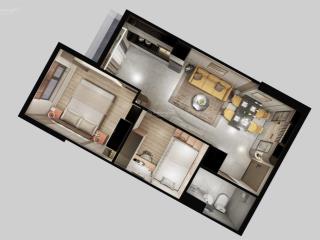 Chính chủ bán 2pn 1wc bcons solary giá 1 tỷ 820 triệu, tầng cao, view thoáng mát, đã ký hđmb