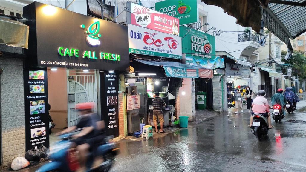 Chính chủ  bán nhà riêng, mặt tiền đường xóm chiếu, p. khánh hội, tphcm