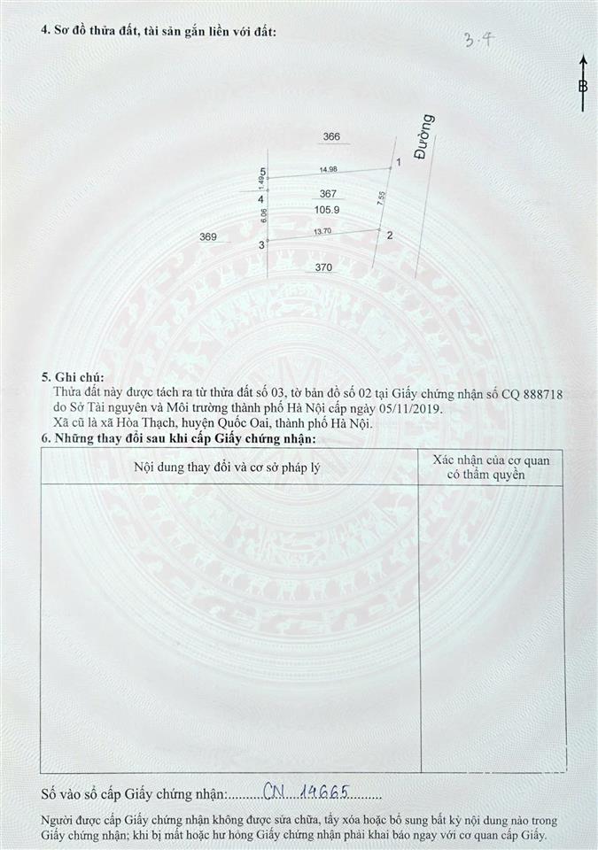 Chính chủ bán lô đất 100m2 full thổ cư, mặt tiền rộng 7m, đất vuông đẹp, xây dựng tự do
