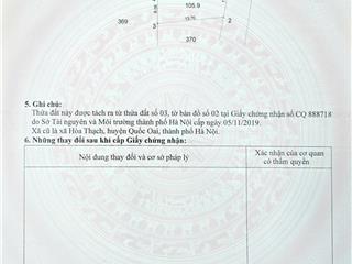 Chính chủ bán lô đất 100m2 full thổ cư, mặt tiền rộng 7m, đất vuông đẹp, xây dựng tự do