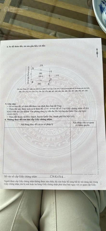 Bán đất tại thôn 3, 4, 5, 6 xã phú cát, 25 triệu/m2, 100m2. anh chị xem ảnh để biết thông tin nhé