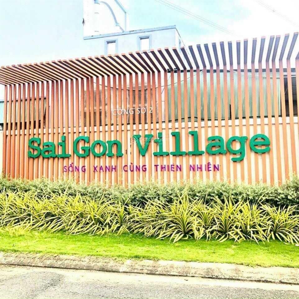 Saigon village nền view công viên thể thao sạch đẹp giá chỉ 2ty250. dt 80m2. sổ hồng