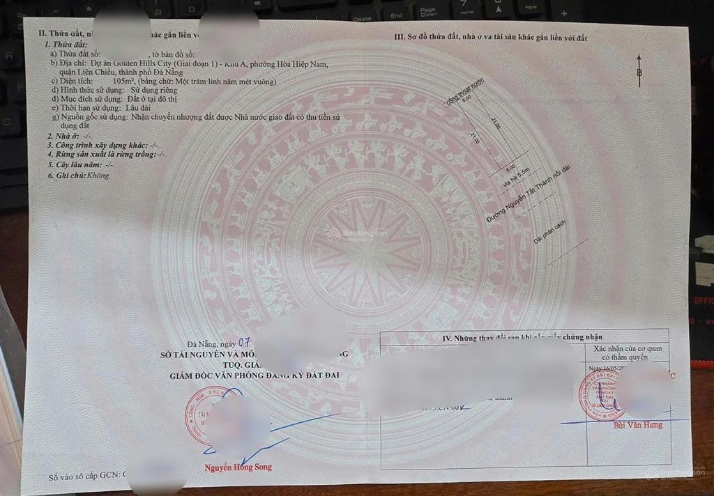 Bán đất mặt tiền nguyễn tất thành nối dài, tp đà nẵng