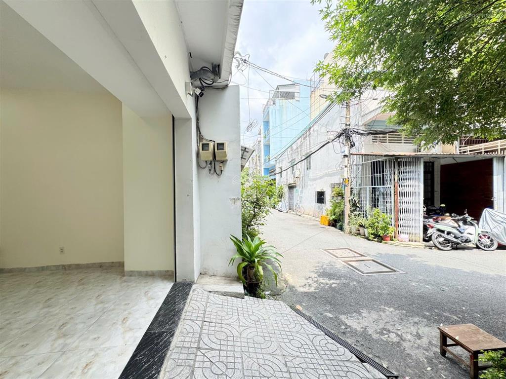 Mặt bằng hẻm nguyễn thái bình trường chinh, hẻm ô tô tải