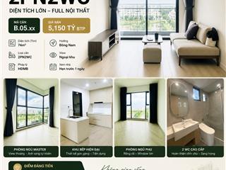 2pn2wc lumière 74m² | full nội thất  vào ở ngay  giá hợp lý