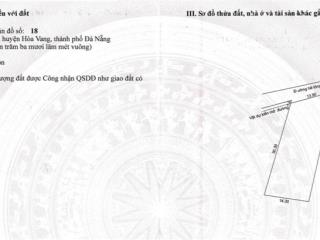 Chính chủ bán siêu phẩm 420m2 full thổ cư  nở hậu  sát vách "thung lũng silicon" hòa phú, đà nẵng