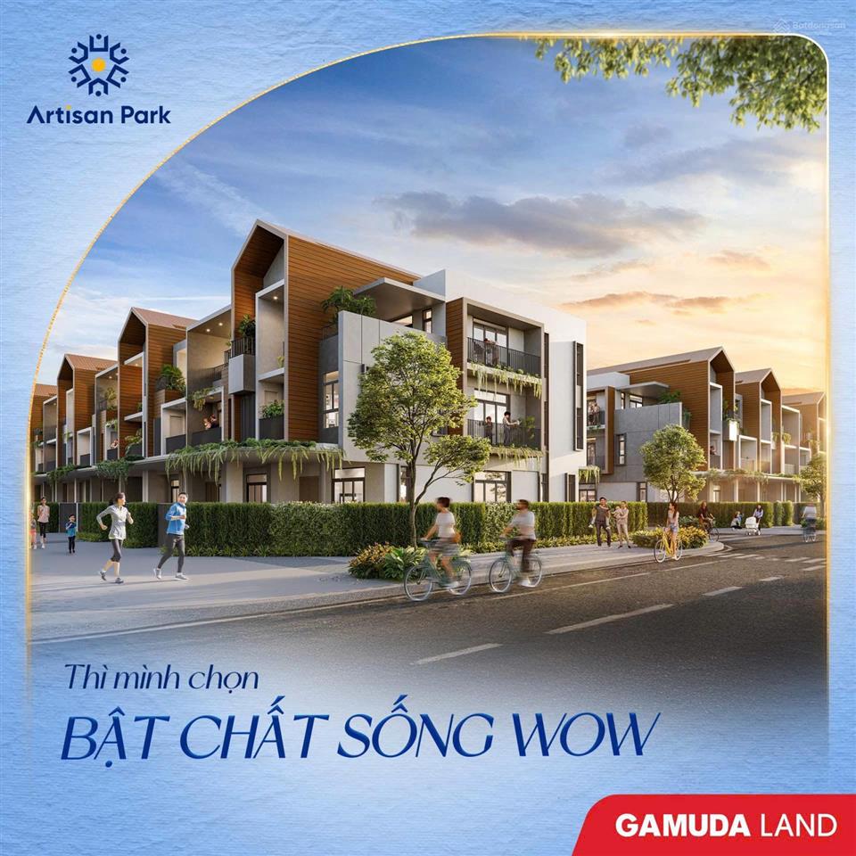 Phương thức đặc biệt trả chậm 5 năm artisan park, thanh toán 30% nhận nhà, giá gốc cđt