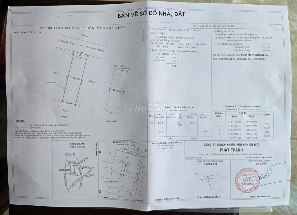 2% HH bán Nhà 4x15m + đúc 12,8m – hẻm 4m – Thới Hòa, Vĩnh Lộc – 2,1 tỷ