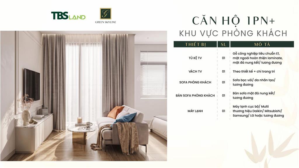Chỉ còn 5 ngày đóng booking tháp t1 green skyline tặng full nội thất cao cấp  bàn giao t12/2026!
