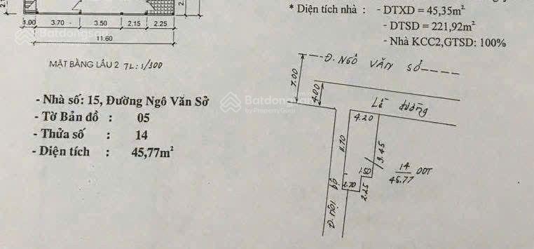 Bán nhà 9,5 tỷ mặt tiền đường ngô văn sở, p. tân an, ninh kiều, tpct (ngay siêu thị coopmart)