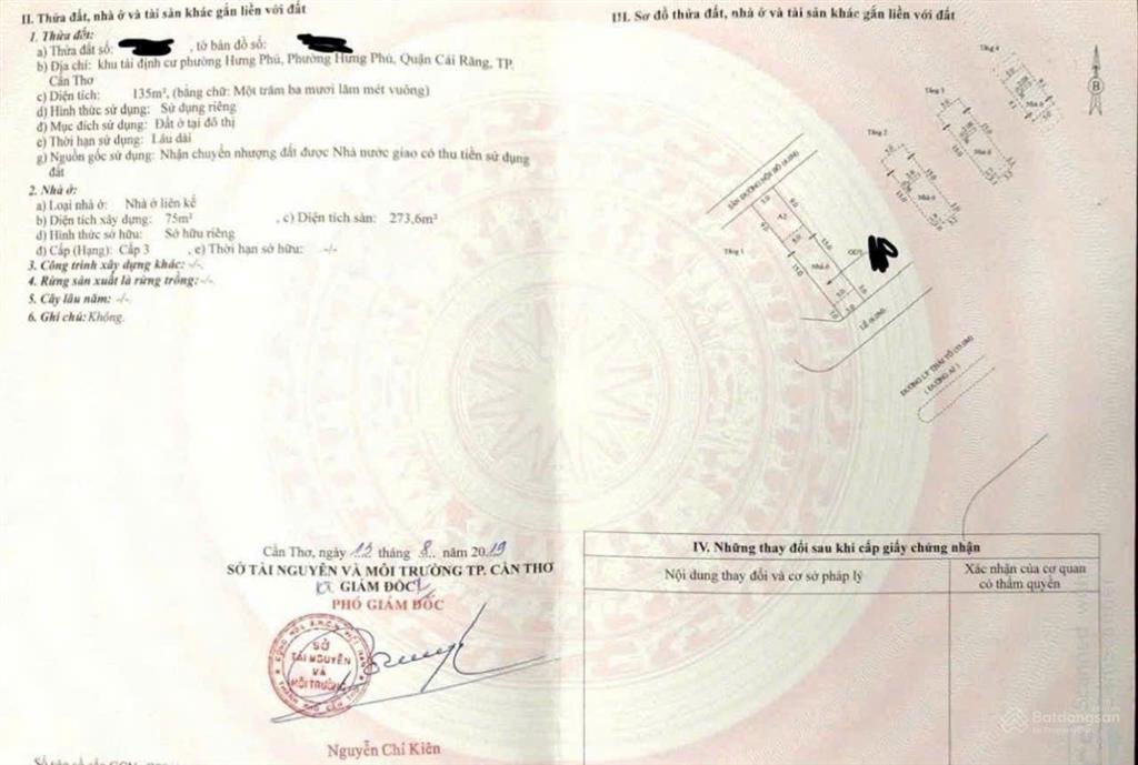 Bán nhà mặt phố lý thái tổ, hưng phú, cái răng, cần thơ, 33 tỷ, 270m2, view đẹp