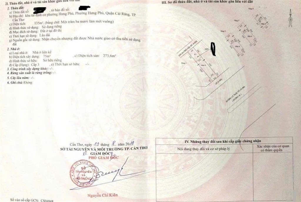 Bán nhà mặt phố lý thái tổ, hưng phú, cái răng, cần thơ, 33 tỷ, 270m2, view đẹp