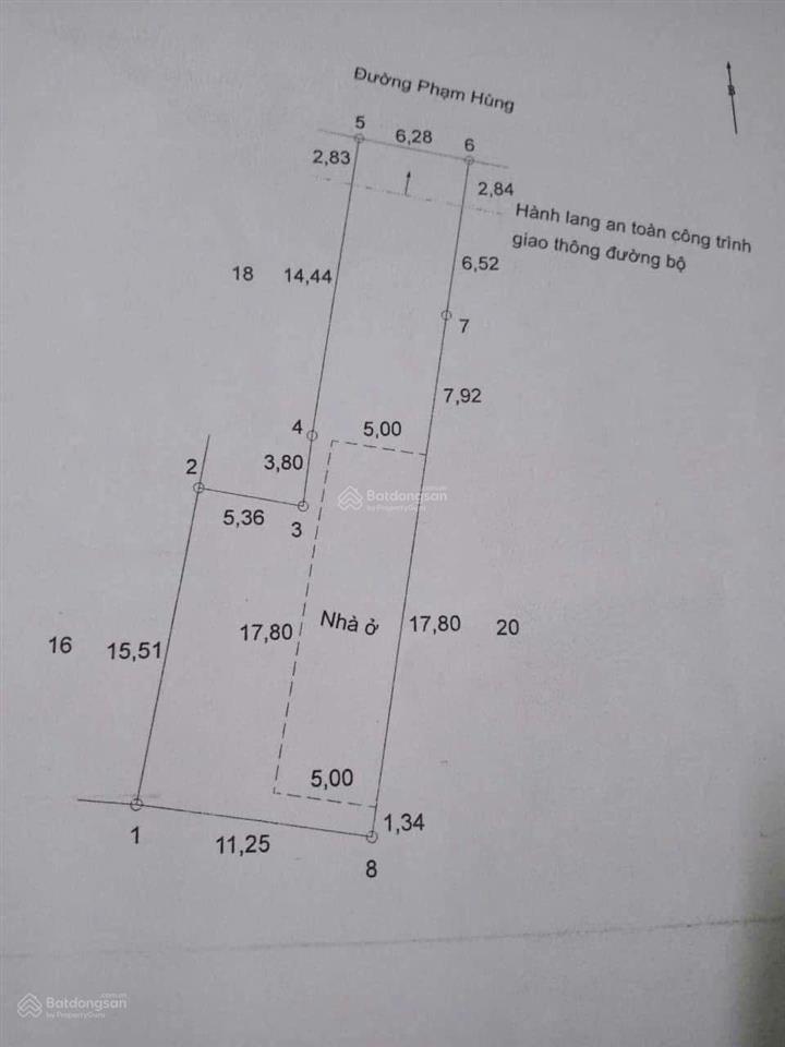 Bán nhà mặt tiền đường phạm hùng 6 tỷ gần bệnh viện xuyên á 303 mét vuông, tỉnh vĩnh long