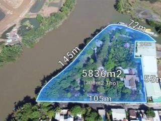 Đất biệt thự 5836 m2 185 tỷ mặt tiền gò cát, phú hữu, q9, tp. hcm