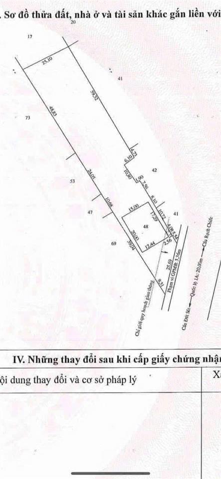 Nên 2620 m2 mặt tiền quốc lộ 1a, gần trạm thu phí, tp cần thơ