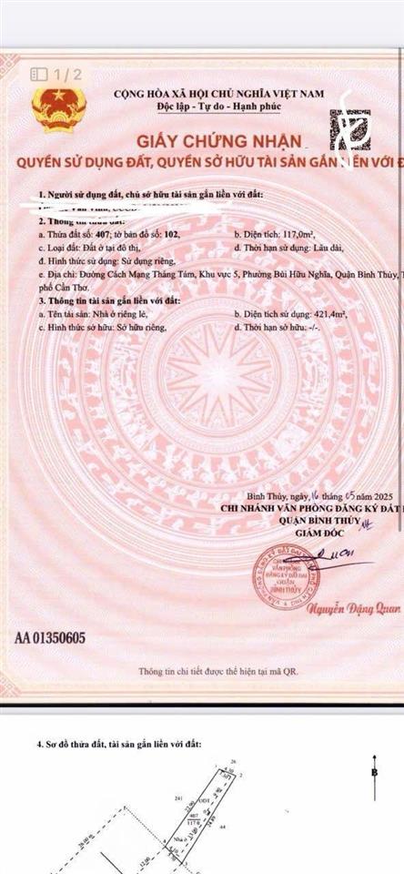 Nhà nghỉ 15 tỷ mặt tiền cách mạng tháng 8, 1 trệt 4 lầu, tp cần thơ