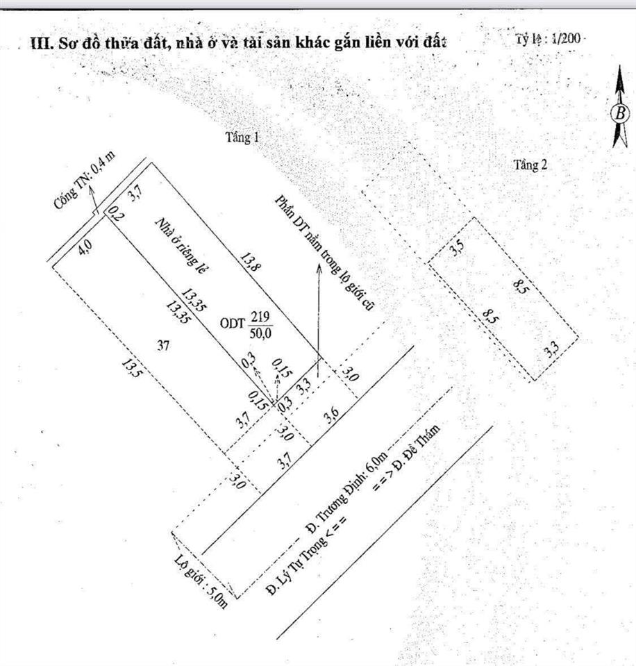 Bán mặt tiền 5,7 tỷ đường trương định (gần đường lý tự trọng), q. ninh kiều, tp cần thơ