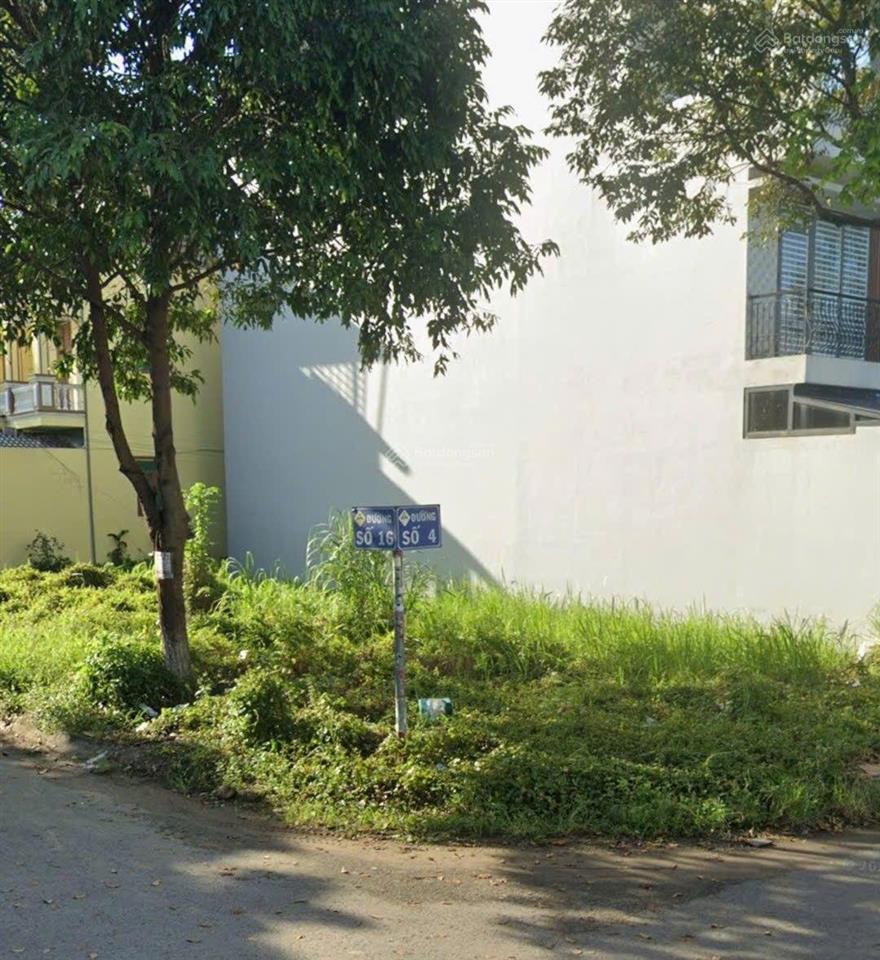Bán nền góc đường số 4 và đường số 16 kdc cao cấp hồng phát  đường vô hồ cảnh quan khu tđc an bình