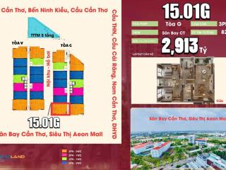 Sở hữu căn hộ 3pn sinh lời trung tâm tp cần thơ, chỉ với 868 triệu trả trước
