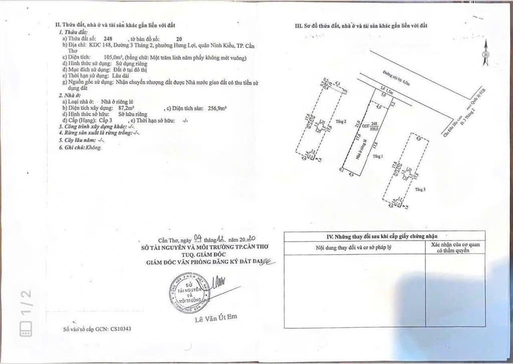 Bán nhà 7,6 tỷ mặt tiền trục chính kdc 148, (cách 3/2 30m. đầu kdc 148), tp cần thơ