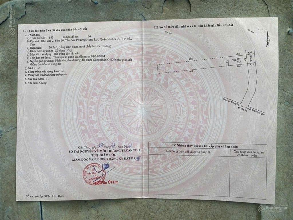 Bán dãy trọ 9 phòng  hẻm 553 30/4 & hẻm 60 tầm vu  ninh kiều, tp cần thơ