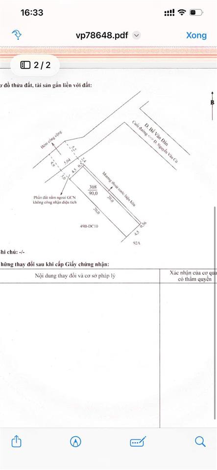 Bán nền 90m², 3,5 tỷ hẻm nhựa đường bế văn đàn, phường an hòa, quận ninh kiều. tp cần thơ