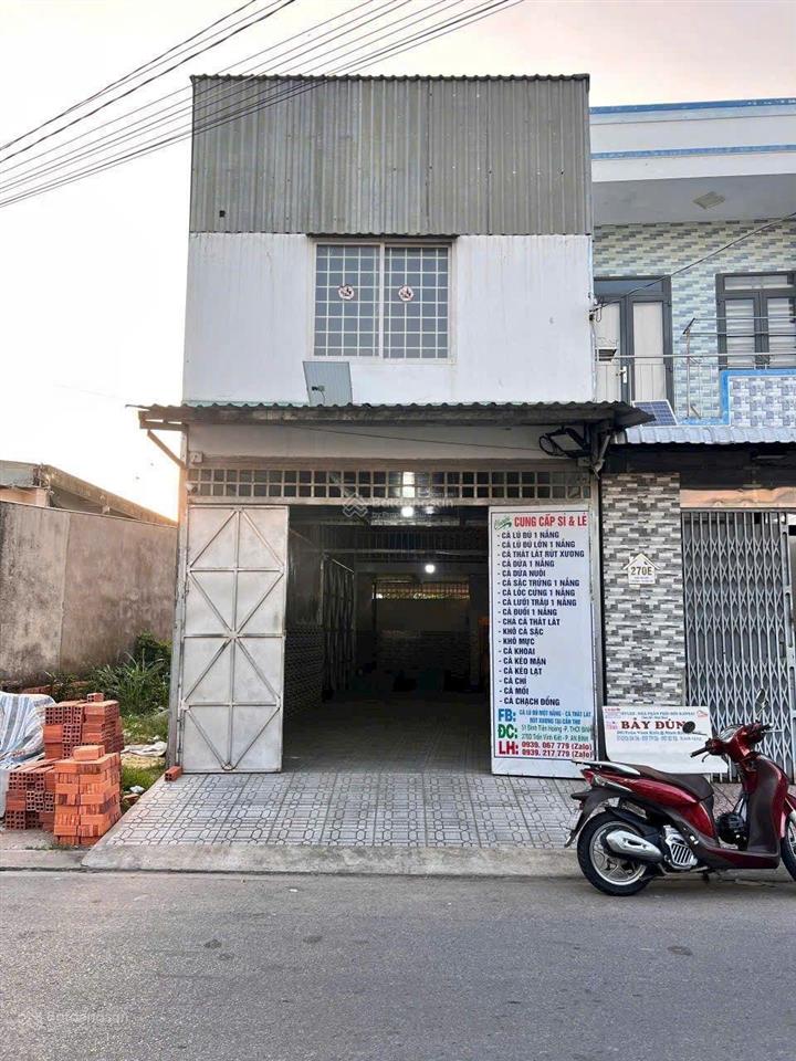 Nhà trệt lầu mặt tiền trần vĩnh kiết đoạn gần nguyễn văn cừ đông đúc tấp nập gần bv phương châu