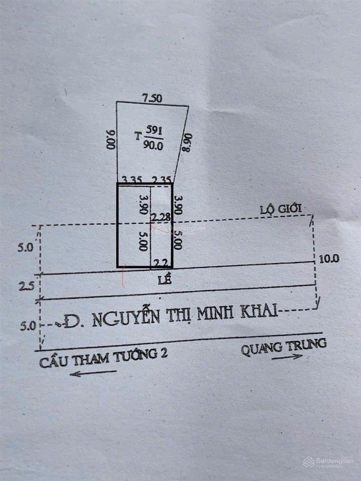 Nhà 9,5 tỷ mặt tiền nguyễn thị minh khai, phường ninh kiều, tp cần thơ