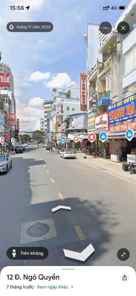 Nền ngang 8m, 150 m mặt tiền đường ngô quyền, cách hai bà trưng 30 mét, tp cần thơ