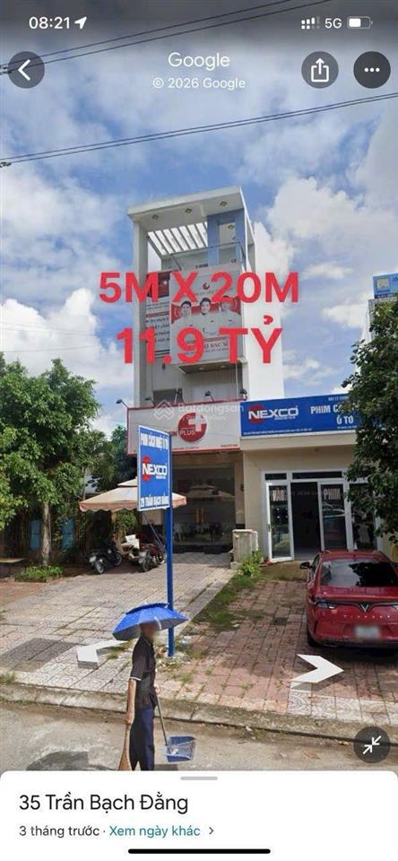 Bán nhà mặt phố trần bạch đằng, 11,9 tỷ, 100m2, 5pn, 4wc, 3 tầng, khu dhyd, tp cần thơ