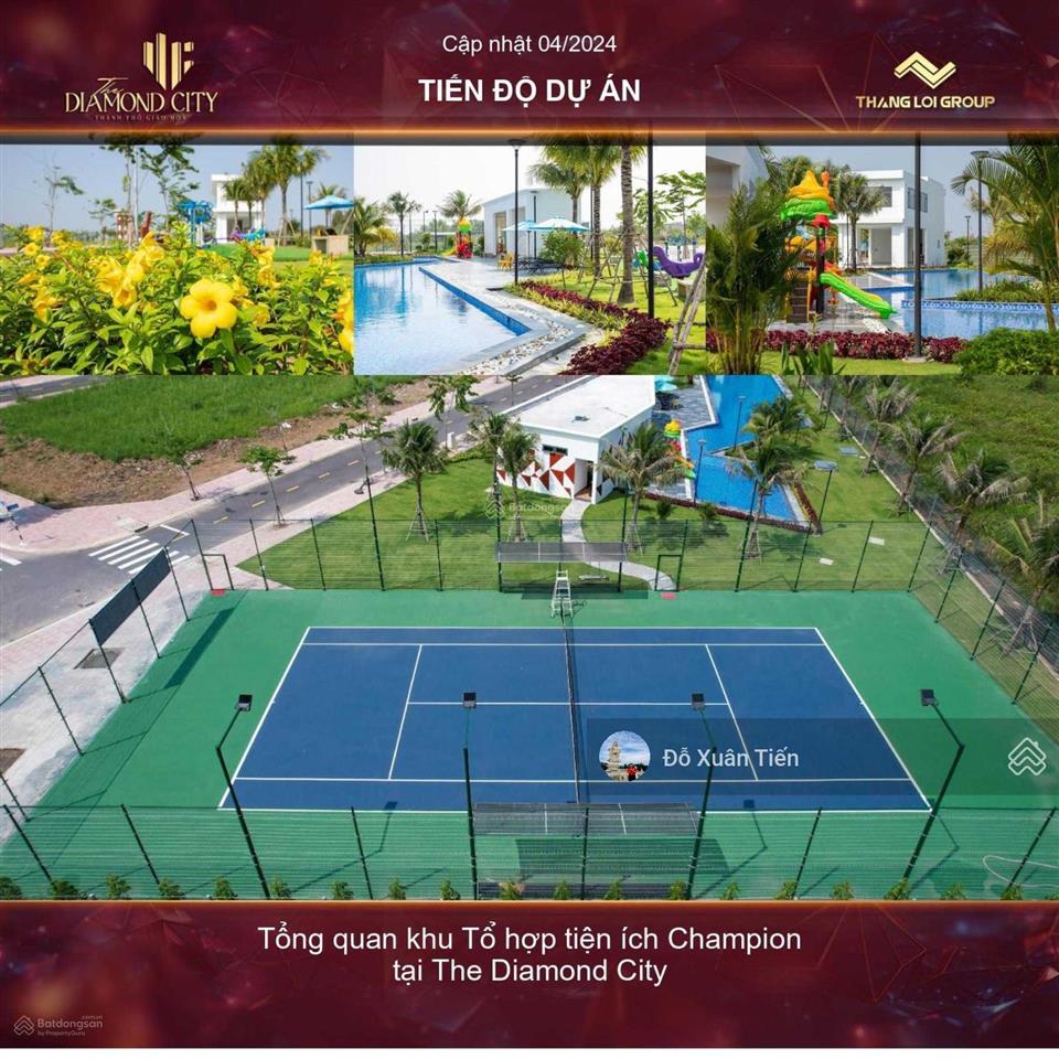 Dự án diamond city 90m2 giá hỗ trợ trả góp 36 tháng không lãi suất