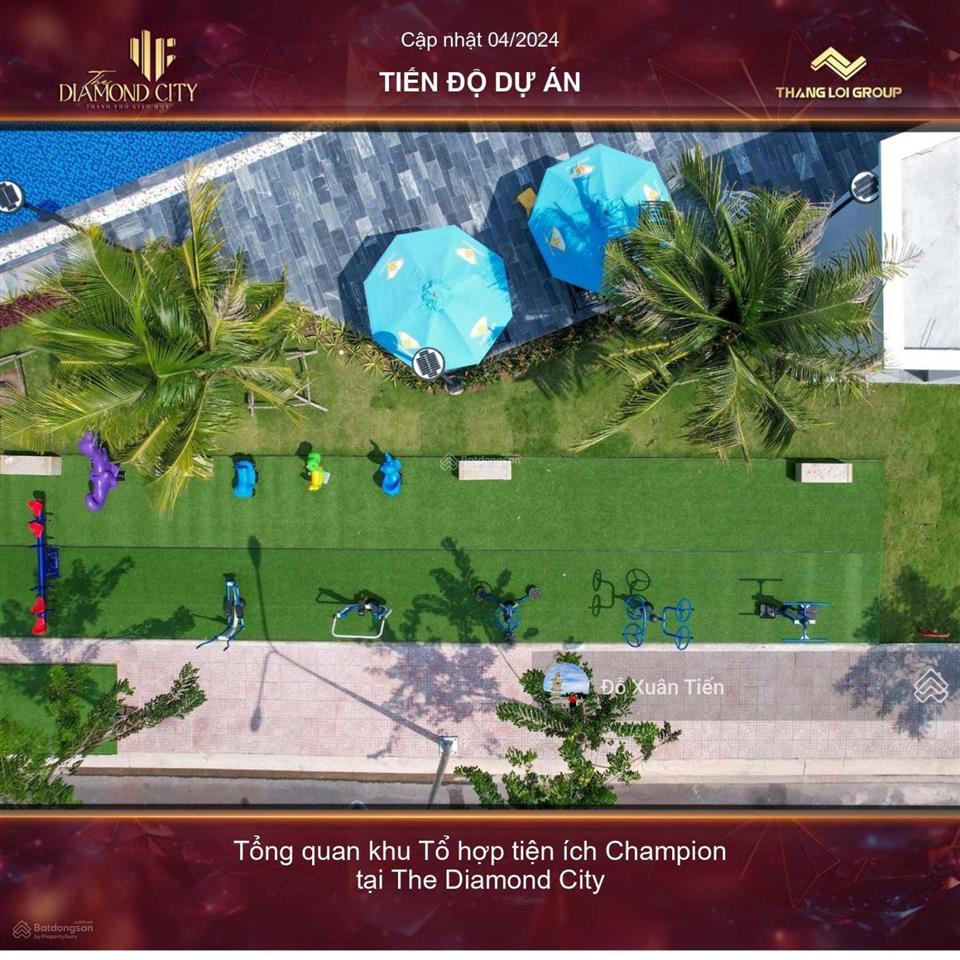 Dự án diamond city 90m2 giá hỗ trợ trả góp 36 tháng không lãi suất